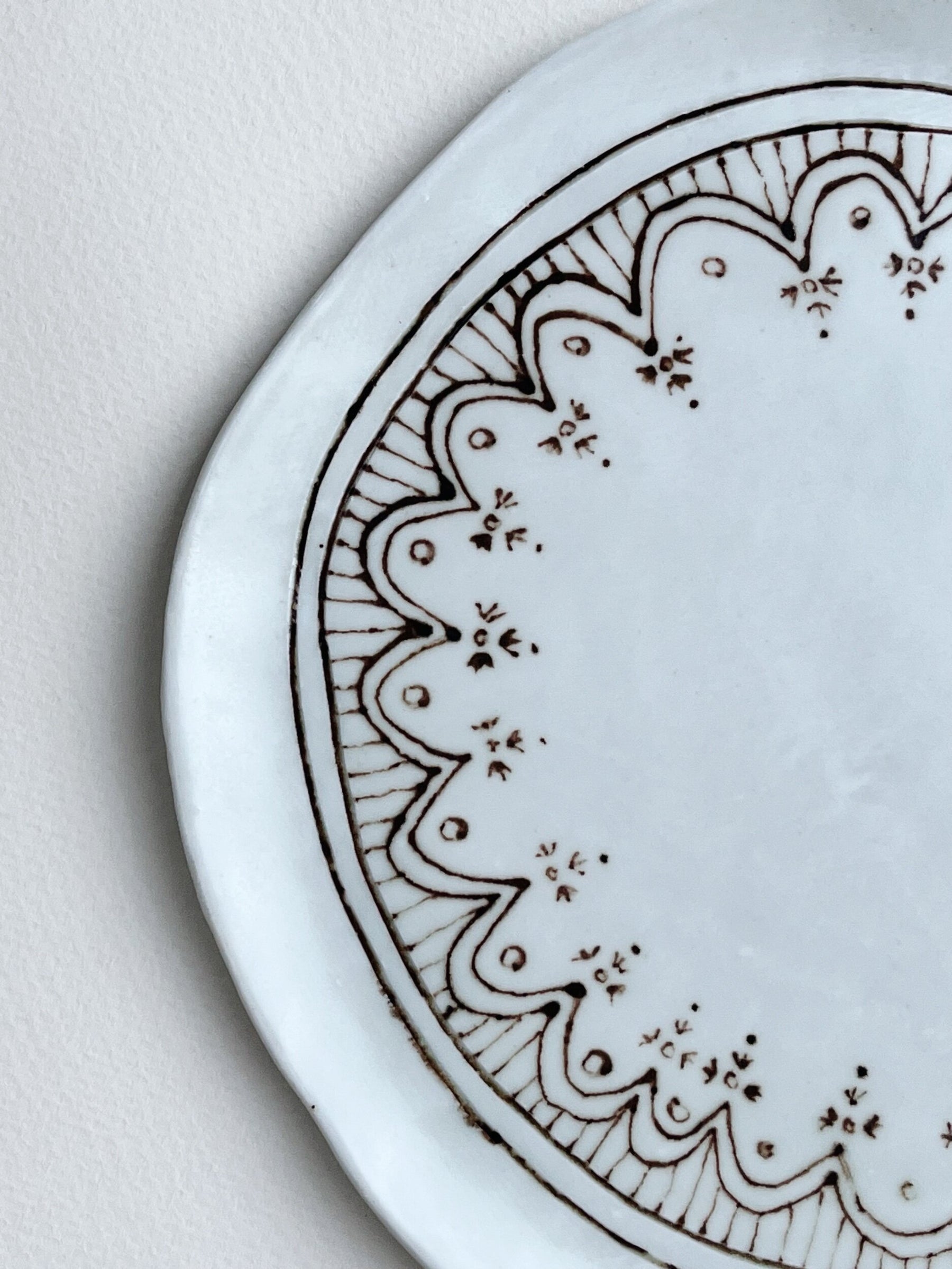 Harvest Moon Dessert Plate by Stephanie Dawn Matthias