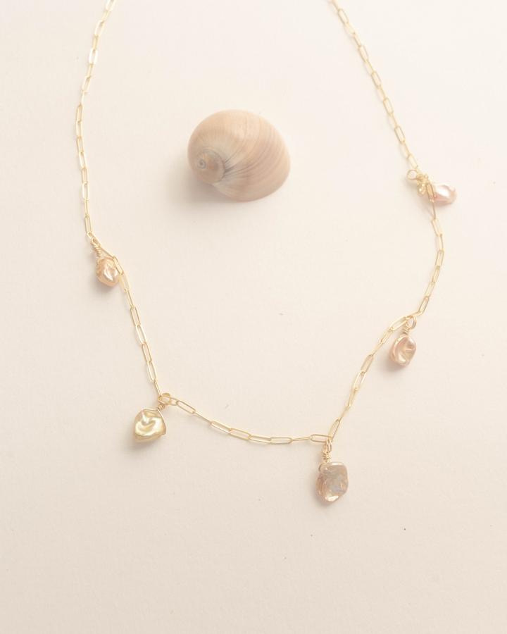 Keshi Necklace by Moneh Brisel Jewelry