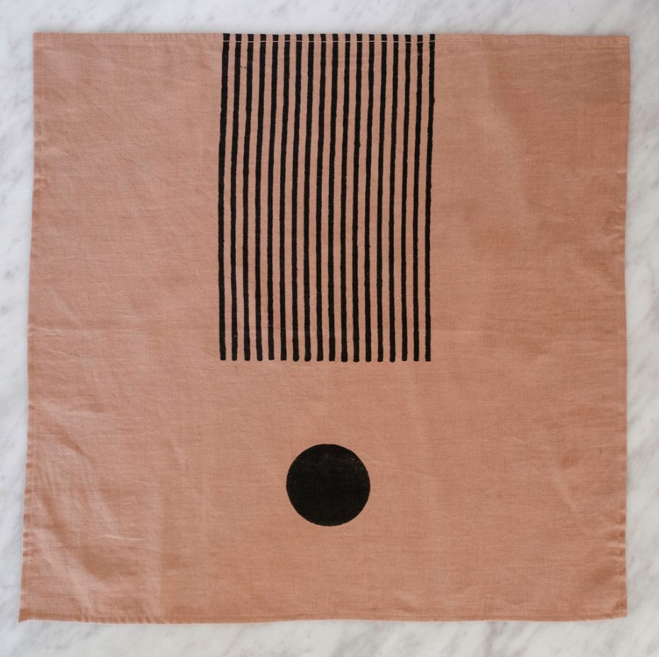 Kesslyr Dean Freda Block Print Napkin