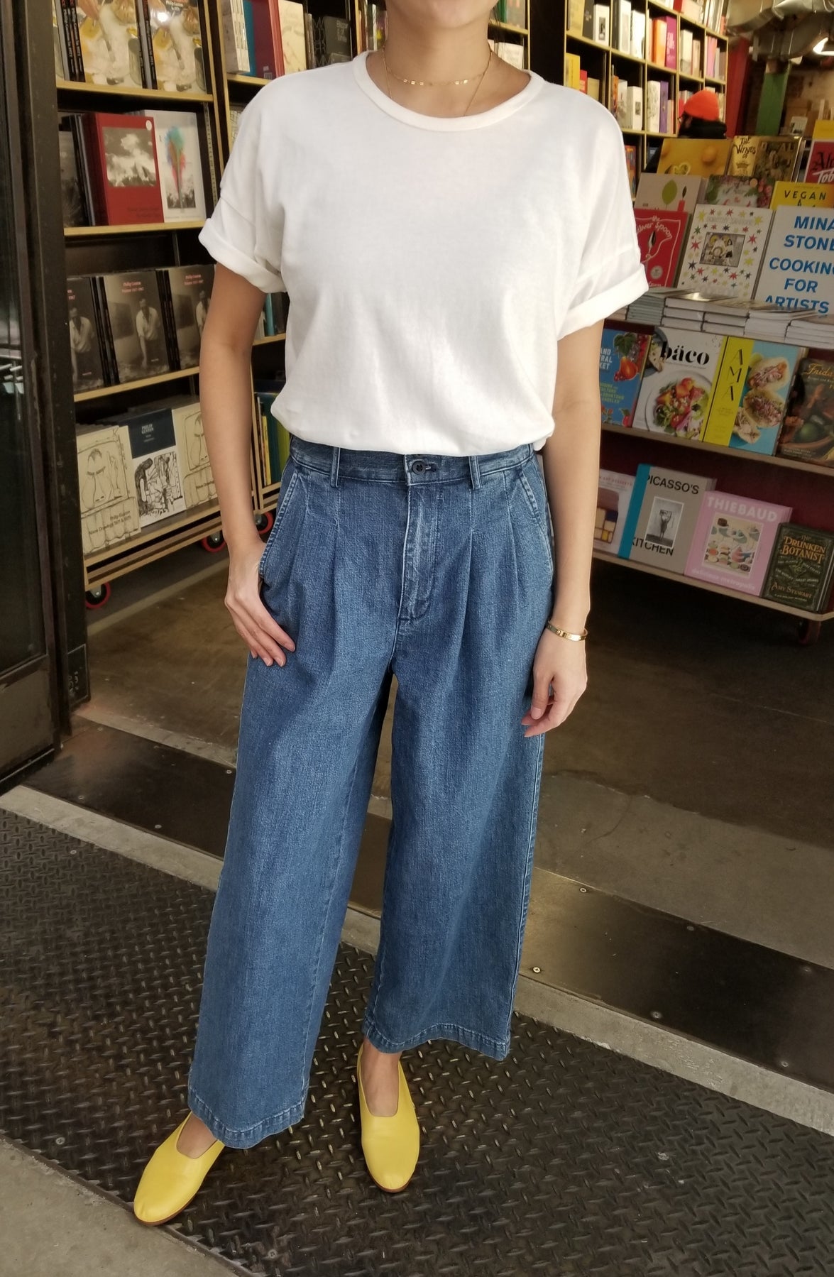 Classic White Her Tee by Le Bon Shoppe