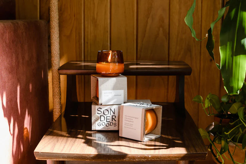 Sonder Goods Amber Glass Candles