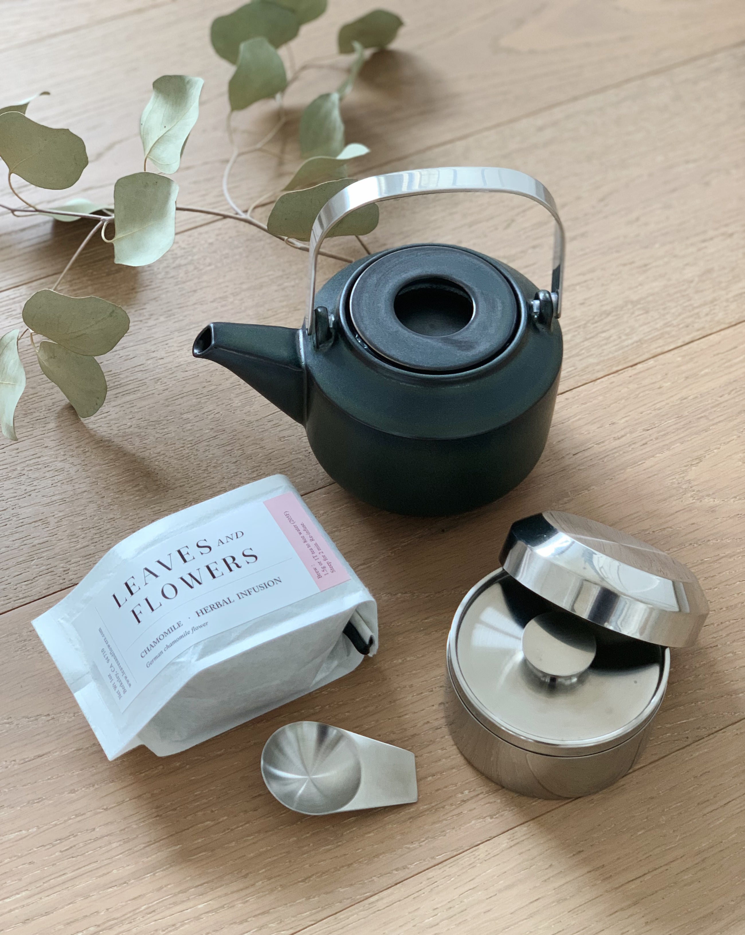 Kinto Teaware & Leaves and Flowers Tea