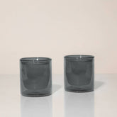 Gray Double Wall Glass Tumbler Set by Yield