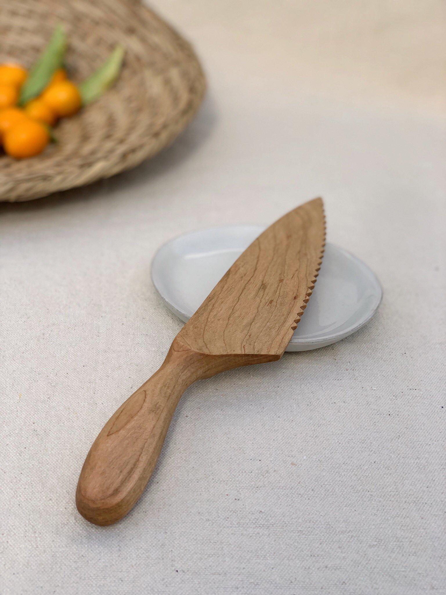 Hand Carved Walnut Coffee Scoop by Four Leaf Wood Shop