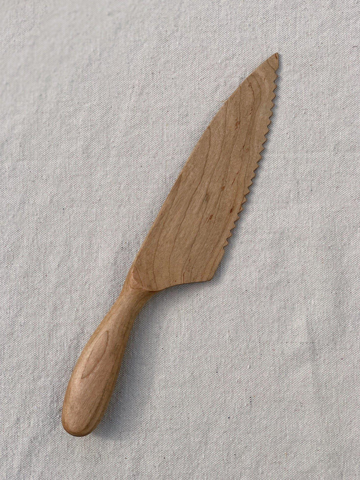 Maple Wood Cake Knife by Four Leaf Wood Shop