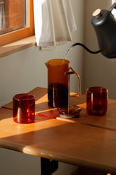 Amber Glass French Press and Tumblers by Yield Design Co. | H. SMITH