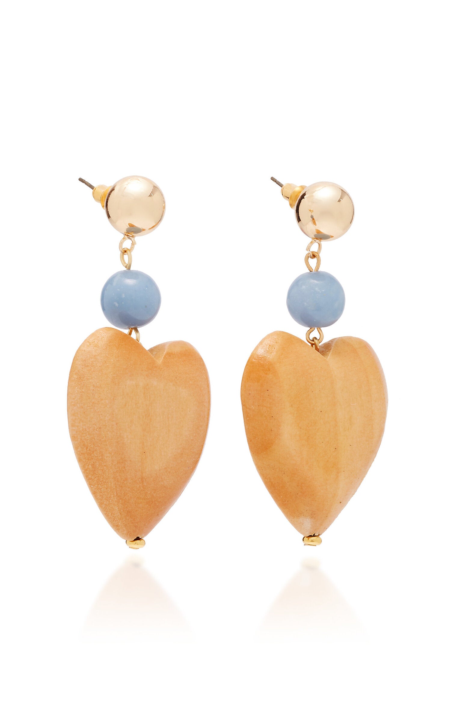 The Blue Heart Earrings by Sophie Monet