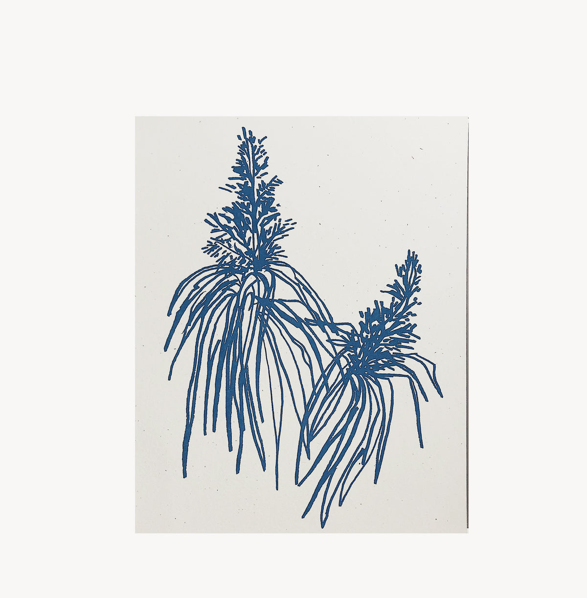 Blue Botanical Art Print by Wilde House Paper