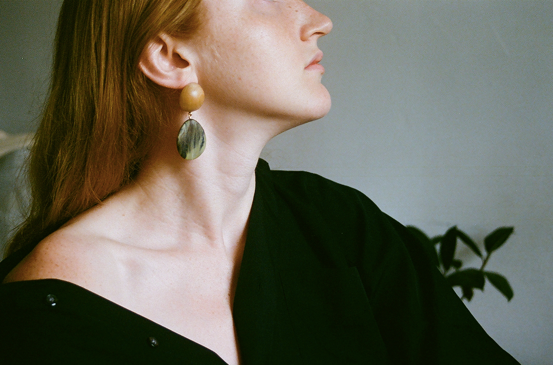 Jasper Drop Earrings by Sophie Monet