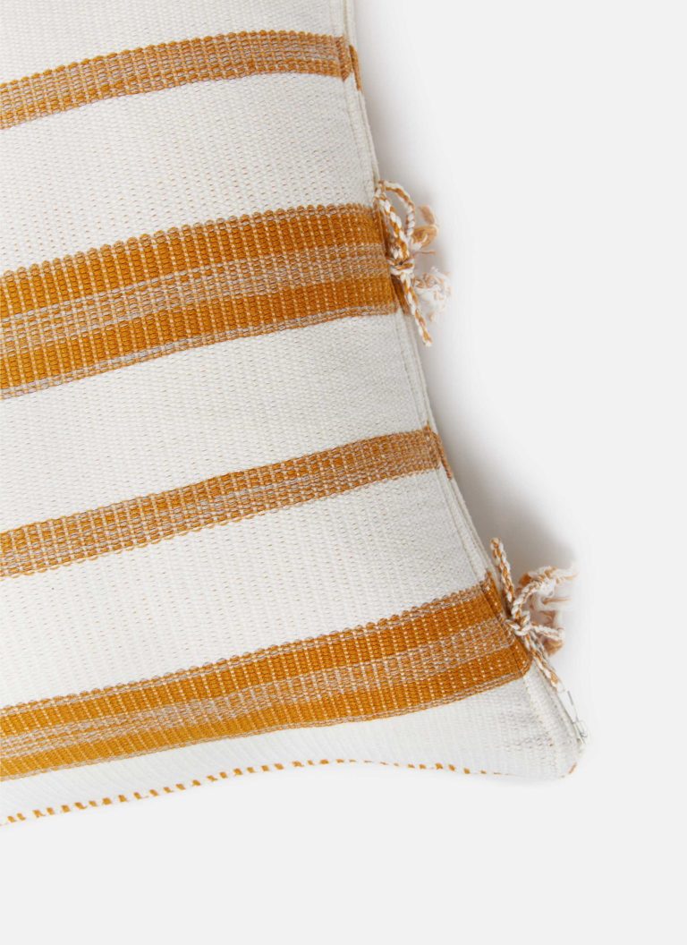 Marigold Goldenrod Super Soft Pillow Details by Heather Taylor Home