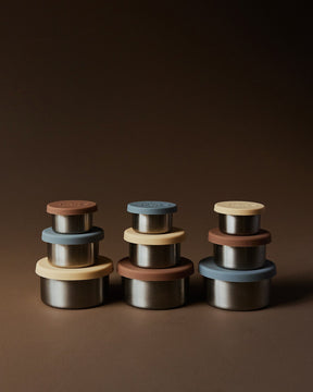 Mix & Match Steel Trio Containers by Haps Nordic