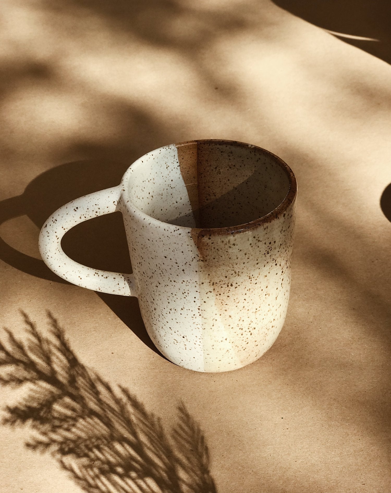 Ceramic Sand Mug by Easy to Breathe
