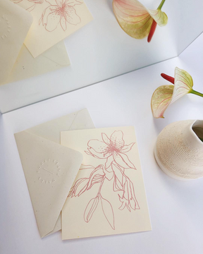 Flora Note Card by Wilde House Paper