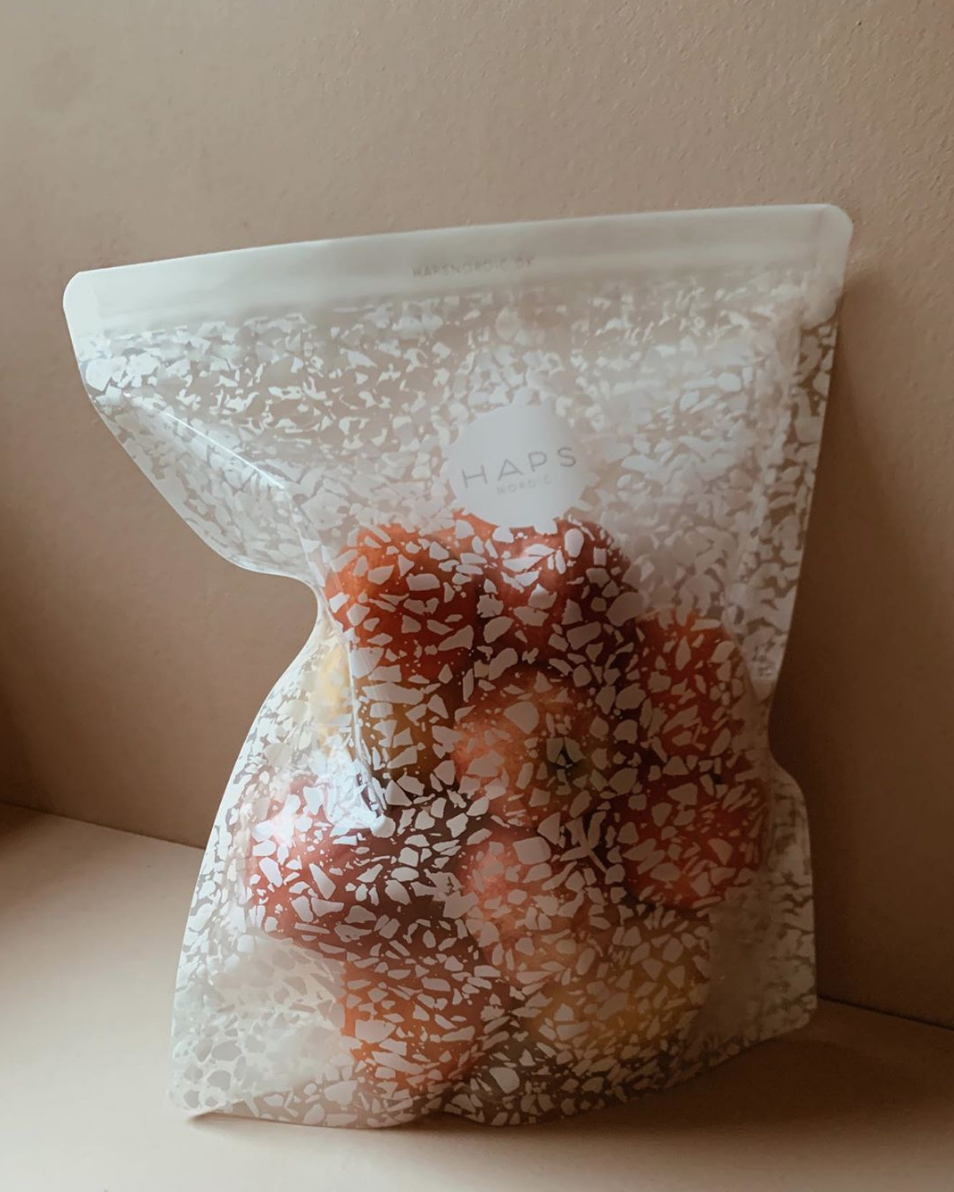 Haps Nordic Terrazzo Print Zipper Snack Bag