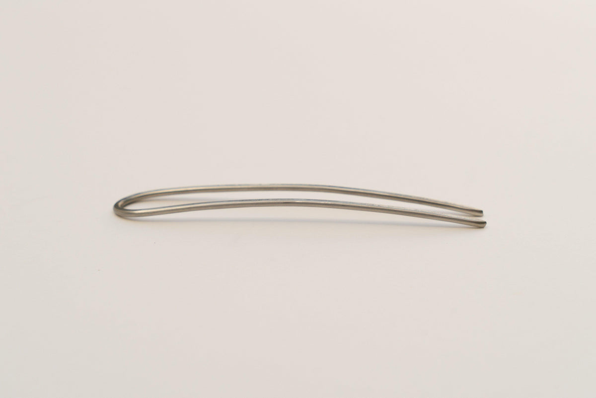 Silver Classic 4 Inch Bun Pin by CA Makes | H. SMITH