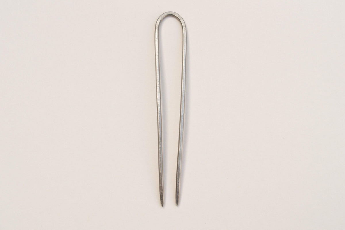 Silver Classic 4 Inch Bun Pin by CA Makes | H. SMITH