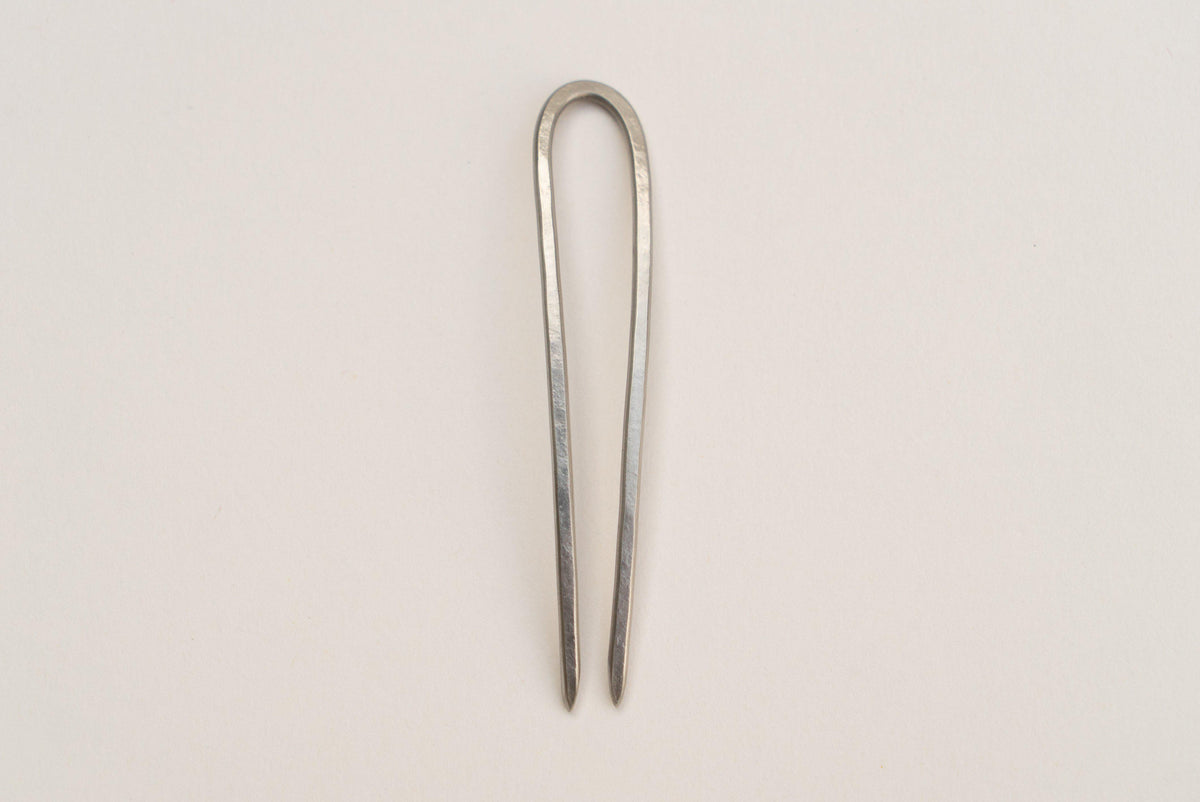 Silvery Classic 3-Inch Bun Pin by CA Makes | H. SMITH