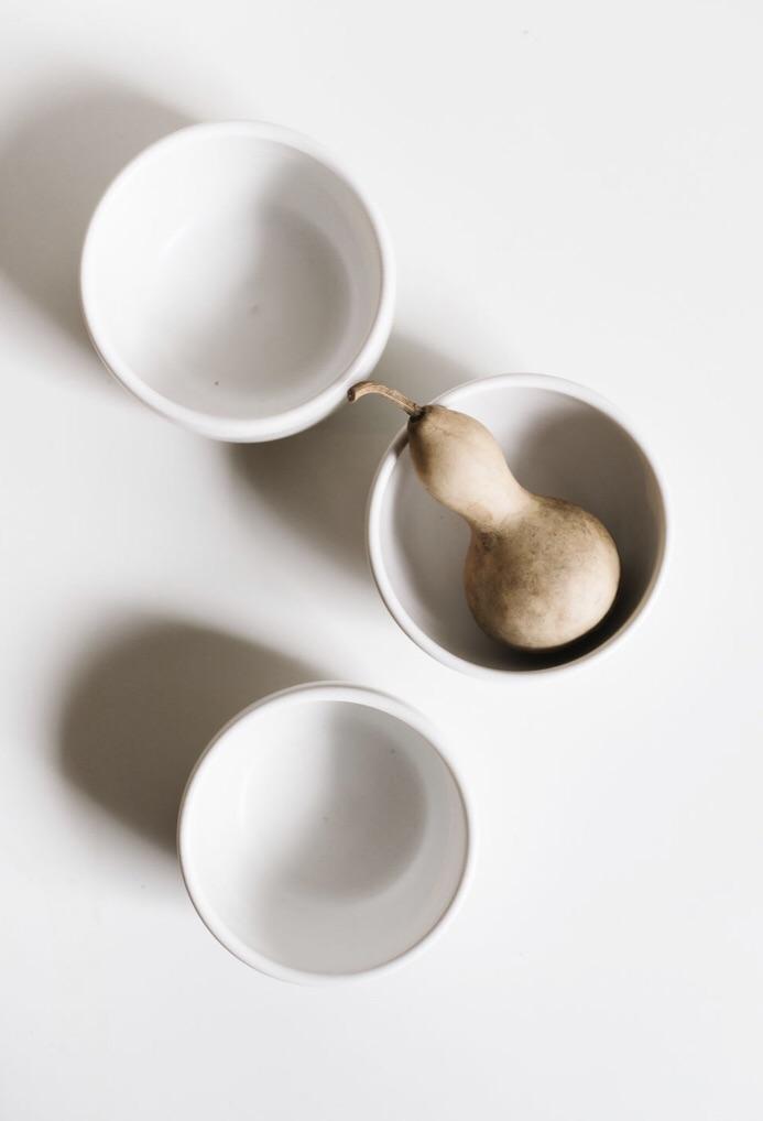 White Soup Bowls by Notary Ceramics