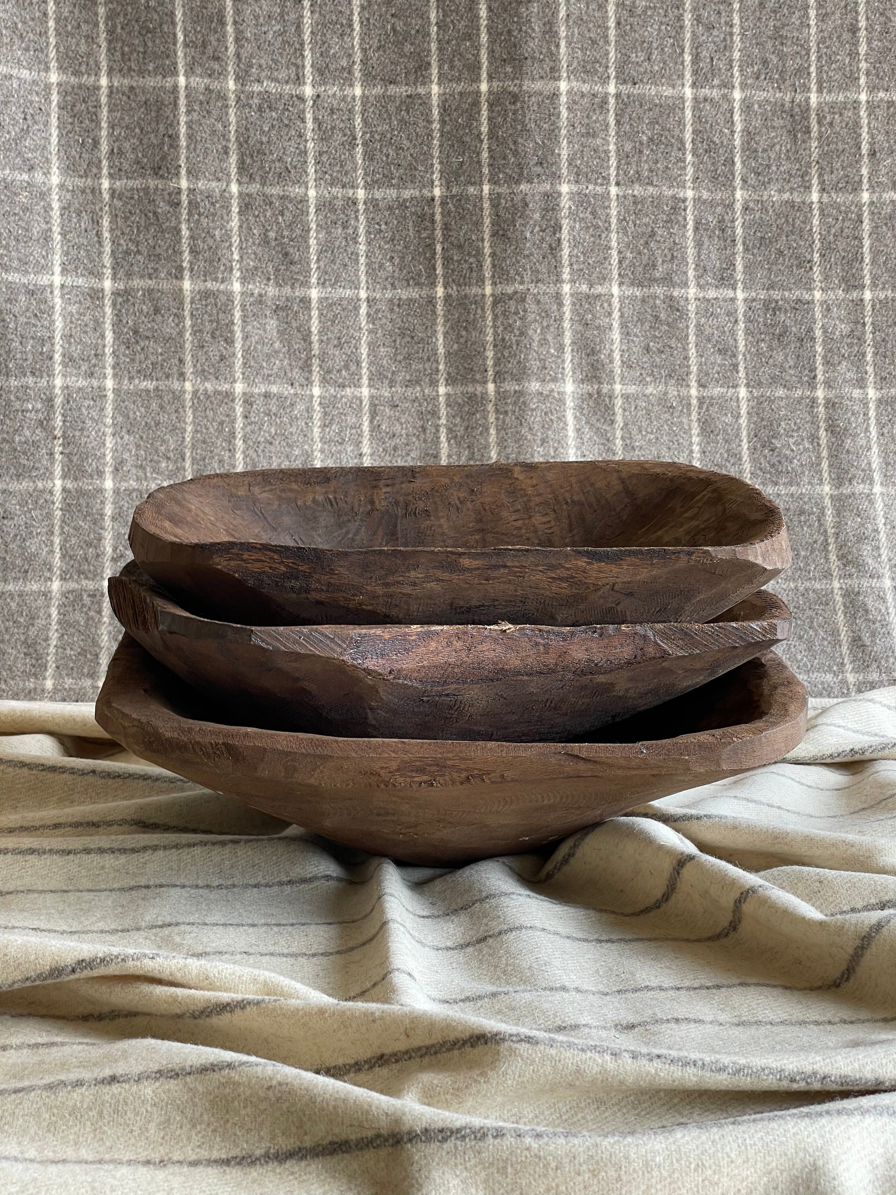 Vintage Hand Scooped Bowls