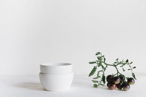 White Soup Bowl by Notary Ceramics