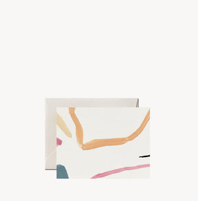 Minimal Painted Notecard by Wilde House Paper