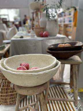 Vintage Paper Mache Bowls