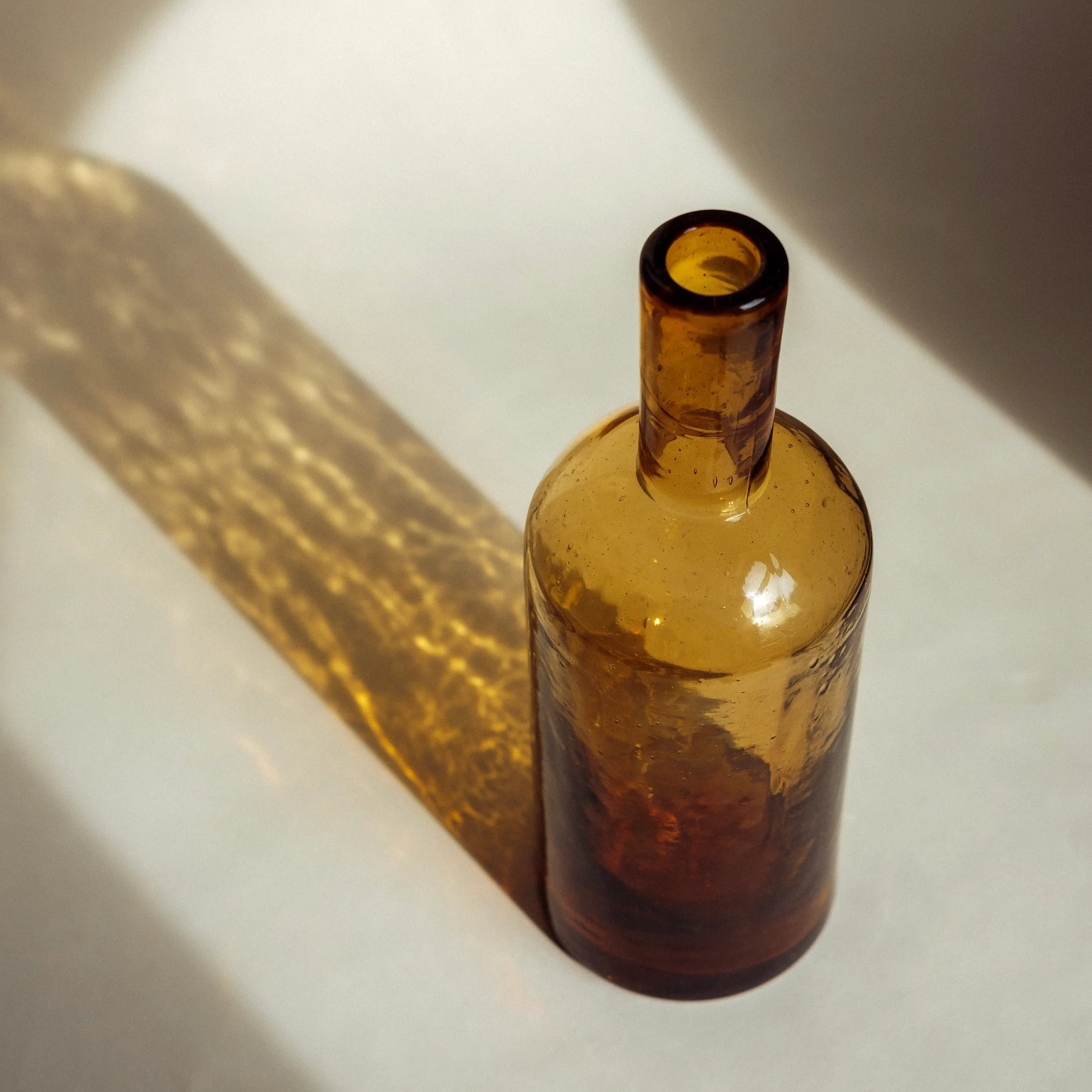 Amber Izabella Glass Bottle