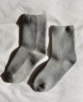 Heather Grey Cloud Socks by Le Bon Shoppe