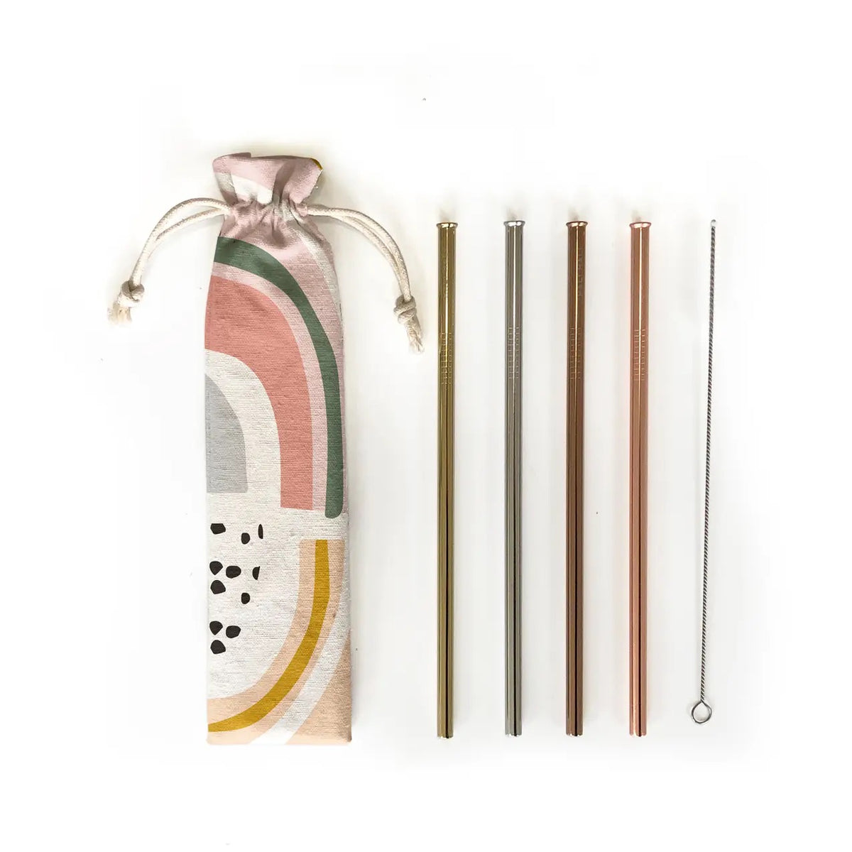 Prism Reusable 6 Piece Straw Set by Hali Hali